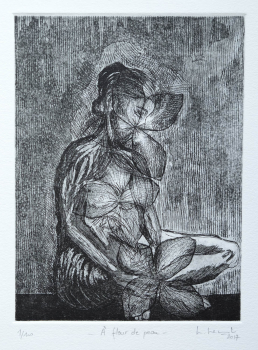 Gravure- A fleur de peau-Linda Lewitz