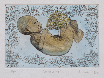 Gravure-arbre à vie-Linda Lewitz